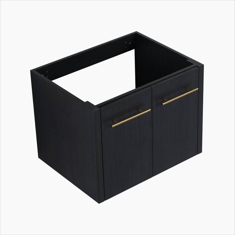 DSUNNER 24 Inch Wallmounted Bathroom Vanity (Only the Body, No